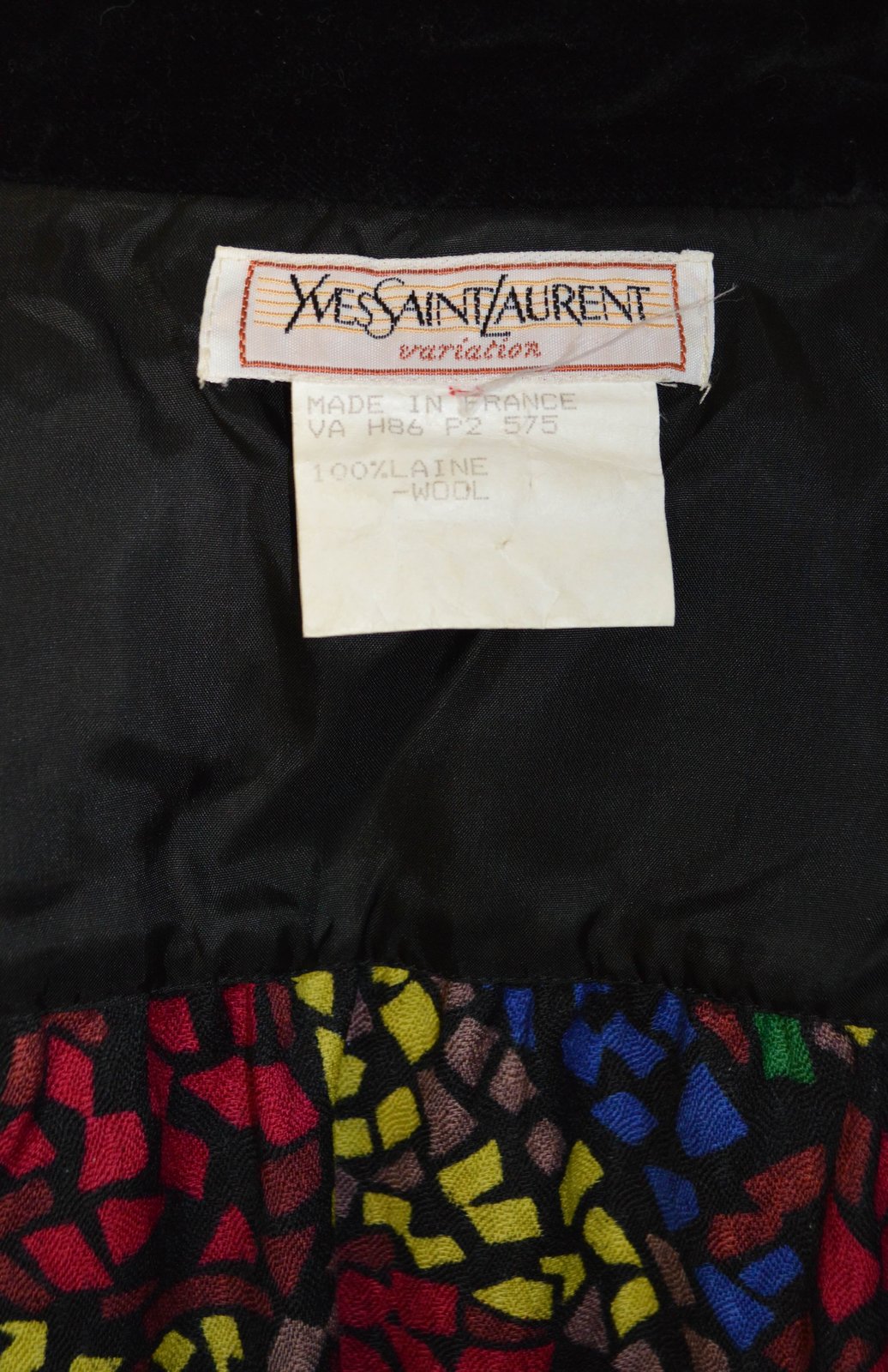 1980s Yves Saint Laurent wool dress | Mariella Castaneda Vintage